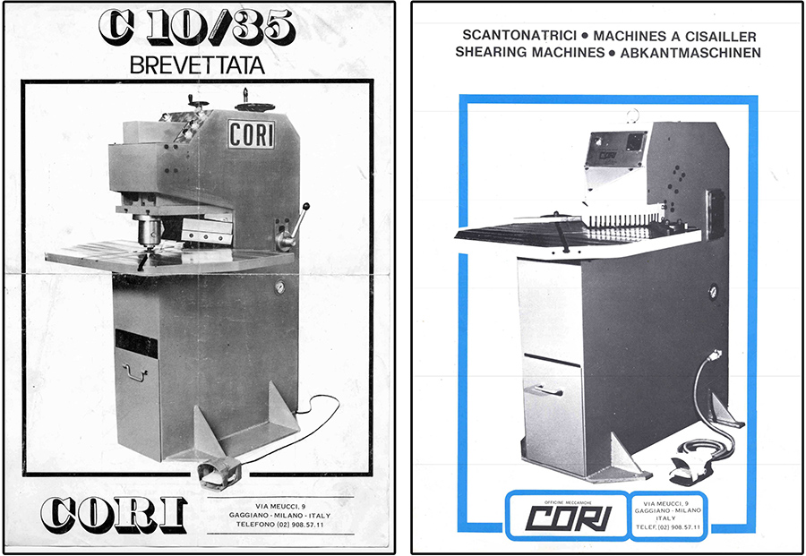 punzonatrici Cori anni 80